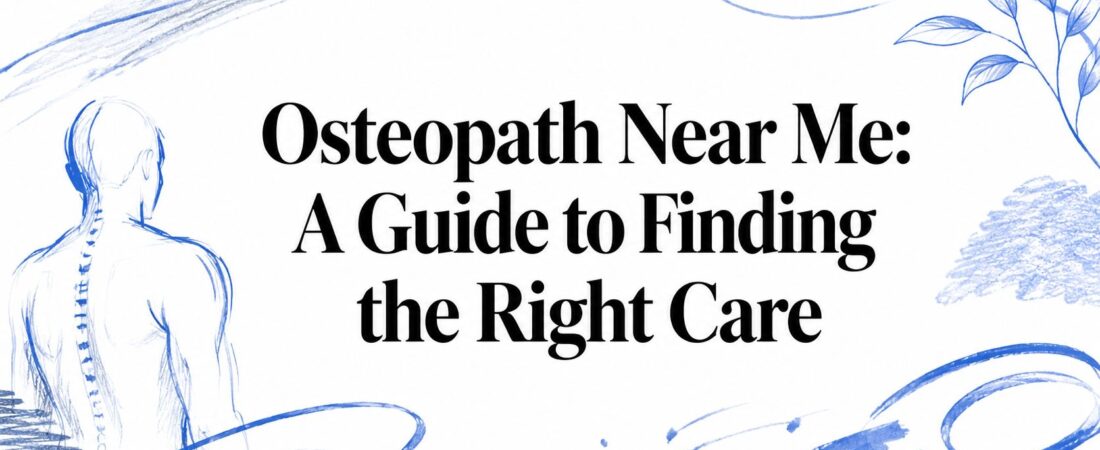 Osteopath Near Me: A Guide to Finding the Right Care